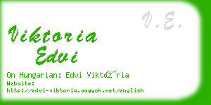 viktoria edvi business card